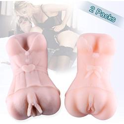 Muddyway Pocket Pussy,Dual-Model 3D Realistic Vaginal Stroker,Vagina Male masturbator Doll,Adult Sex Toy for Men