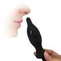 Oversized Silicone Anal Plug Inflatable Dilation Anal Expansion Stimulate Augmentation Explosion-Proof Design Butt Plug for Men Women