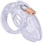 Must Have Cage Compare to CB6000 Short Male Chastity Device 5 Different Cock Rings by Manhood Academy Made in USA (Clear) Must Have Cage Compare to CB6000 Short Male Chastity Device 5 Different Cock Rings by Manhood Academy Made in USA (Clear)
