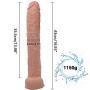TTQQJJ Huge Realistic Dicks Lifelike Massagers Size Massager with Strong Suction Cup-Flesh-mobaidanche