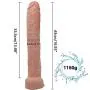 TTQQJJ Huge Realistic Dicks Lifelike Massagers Size Massager with Strong Suction Cup-Flesh-mobaidanche