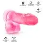Eden 7.75" Realistic Translucent Dildo - Cock and Balls Dong - Suction Cup Harness Compatible - Sex Toy for Women - Sex Toy for Adults (Pink) Eden 7.75" Realistic Translucent Dildo - Cock and Balls Dong - Suction Cup Harness Compatible - Sex Toy for Women - Sex Toy for Adults (Pink)