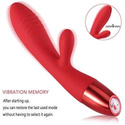 Portable Cordless Wand Massager - 10 Kinds of Vibration Mode - one Button Operation Mode - Relieve Stress