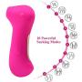 G-Spot Couples Vibrator for Clitoris Stimulation with 10M Remote Control,10 Suctions&Vibrations Nipple Anal Vagina Sucking Vibrator with Dual Motors,Adult Sex Toys for Women (red)