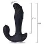 UTIMI Vibrating Butt Plug Prostate Massager Anal Plug Vibrator Sex Toy 10 Speed Silicone USB Charging Vibrations for Men and Women