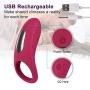 Vibrating Penis Ring for Couples, Cock Ring Vibrator with a Cunning Design, Rechargeable Clitoris Stimulator Massager Vibrating Penis Ring for Couples, Cock Ring Vibrator with a Cunning Design, Rechargeable Clitoris Stimulator Massager