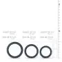 BONERS 3-Piece Cock Ring Set - Ø 1.2-1.7 inch - Dark Grey - 100% Silicone Penis Ring BONERS 3-Piece Cock Ring Set - Ø 1.2-1.7 inch - Dark Grey - 100% Silicone Penis Ring