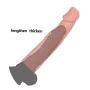 Soft Silicone Penis Extender Enlarger Sleeve Condom Sexual Delay Ejaculation Toy for Men(7.5inch)