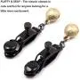 RYOZOCH Adjustable SM Nipple Clamps Fetish Teasers Breast Clit Sensual Bondage Restraint Kits (Clamps w/Chain, Style #1) RYOZOCH Adjustable SM Nipple Clamps Fetish Teasers Breast Clit Sensual Bondage Restraint Kits (Clamps w/Chain, Style #1)