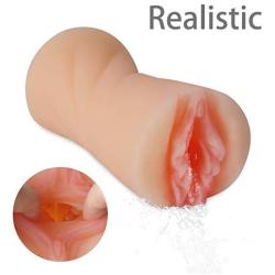 Portable Vagina Pocket Pussy, BEING FETISH 3D Lifelike Realistic Pocket Pussy Male Masturbator Soft Male Sleeve Stroker Masturbation Toys for Intense Stimulation (Type 4)