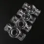 letongous 4Pcs Clock Ring for Sex Men Silicone, Transparent letongous 4Pcs Clock Ring for Sex Men Silicone, Transparent