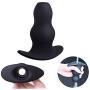 Anal Plug Butt Open Expander Silicone Hollow Anal Dilator Adults Sex Toys Masturbator for Women Men Enema Sex Prostata Massager (S)