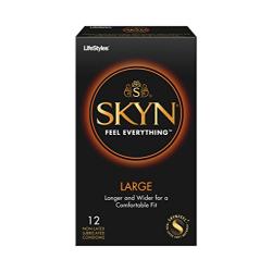 Lifestyles Skyn Polyisoprene Large Condoms, 12-count
