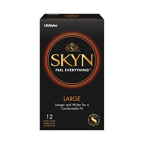 Lifestyles Skyn Polyisoprene Large Condoms, 12-count