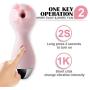 QWG Clitoral Sucking Vibrator, G Spot Clit Dildo Vibrators for Women with Suction & Vibration, Waterproof Clitoral G Spotter Nipple Stimulator Toys, Girls Best Friend [Pink]