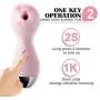 QWG Clitoral Sucking Vibrator, G Spot Clit Dildo Vibrators for Women with Suction & Vibration, Waterproof Clitoral G Spotter Nipple Stimulator Toys, Girls Best Friend [Pink]