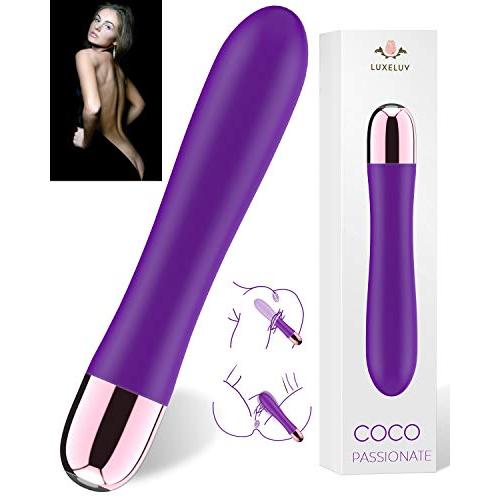 G Spot Vibrator for Vagina Stimulation, Ultra Soft Bendable Rechargeable Dildo Vibrator with 9 Vibration Patterns-Adult Sex Toys for Women and Couple