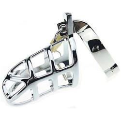 Top Quality Alloy Metal Male Chastity Cages,Cock Cage,Penis Rings,Virginity Lock,Adult Games Sex Toys (Ring 50mm)