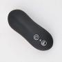Oceantree(TM)10 Speed Waterproof Silicon Anal Plug Vibrator Stimulator (Black)