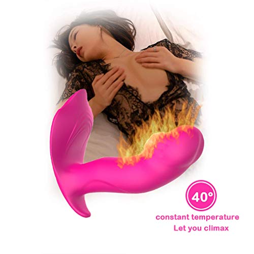 Wearable Butterfly Massage Toys - Multiple Speeds - 10 Frequency Wireless Remote Control - Silent Soft Skin Friendly - Relaxation of Back and Shoulder Shoulders - Relaxing Couples and Happy Massagers