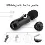 KONERLE Wand Massager for Back and Shoulder,Mini Cordless Massager,USB Recharge, Waterproof,Travel Massage Black KONERLE Wand Massager for Back and Shoulder,Mini Cordless Massager,USB Recharge, Waterproof,Travel Massage Black