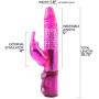 Rotating Rabbit Vibrator Spinning Beads and Powerful Vibrating Clit Stimulator Dual Action Sex Toy