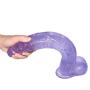 YOULAN 12.2 Inch Toy Soft Relax Massager with Handsfree Suction Cup for Women Purple Massager