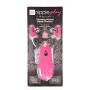 California Exotic Novelties Nipple Play Vibrating Heated Nipple Teasers, Pink