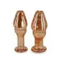 Eastern Delights Cute Glass Pleasure Wand Dildo, Anal Sex Toy Butt Plugs (L)