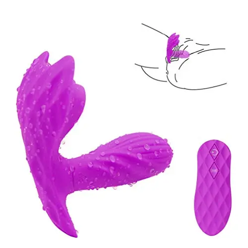 Wireless Wearable Butterfly Massaging Toys - 10 Speeds Vibration - Remote Control - Silent Soft Skin-Friendly Siliocne - Waterproof Relaxation Device, Tshirt Wireless Wearable Butterfly Massaging Toys - 10 Speeds Vibration - Remote Control - Silent Soft Skin-Friendly Siliocne - Waterproof Relaxation Device, Tshirt