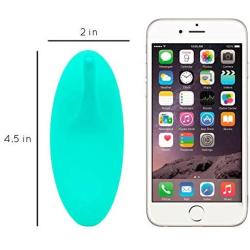 Tulips - Complete Clitoris Vibrator - Sex Toy with 10 Settings for Women and Couples, Waterproof, Body Safe Silicone, Rechargeable, Quiet, by Sweet Vibrations (Mint)