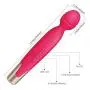 LEVETT Large Powerful Therapeutic Wand Massager, Multi Speed Vibration, Cordless Magic Wand Rechargeable, Best Personal Body Massager for Women
