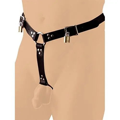 Strict Leather Locking Male Anal Plug Harness Strict Leather Locking Male Anal Plug Harness