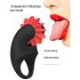 OTOUCH Male Penis Ring Mens Automatic Vibration Cock Ring 12 Leaves Lick Dick Ring Male Toys Female Sensitive Part Stimulation Clits Nipple Balls Sex Toy Vibration Massager Couple Gifts for Men