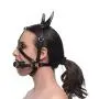 Master Series Dark Horse Pony Head Harness with Silicone Bit Master Series Dark Horse Pony Head Harness with Silicone Bit