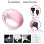 MXJYB Cute Waterproof 7-Frequency Vibrating Suction bar Vǐ-rát r, Shirt Multi-Speed Clǐt r-ǐal Suck-ǐngToy MXJYB