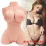 3D Life-Size Male Masturbator Love Doll C Cup Realistic Adult Sex Toy Stroker for Men Masturbation Women Full Size Real Torso Pussy Ass with Lifelike Vagina Anal Butt Massage Pussycat Dolls for Man