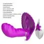20 Modes G-spot Stimulator Vibe, Hezong USB Rechargeable Wireless Remote Control Swing Rabbit Vibrator, Dual Vibration Invisible Wearing Shell Dildo - (Rocking Vibration)