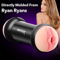 Male Masturbators Cup - Penthouse Ryan Ryans Double Sided Stroker Vaginal & Anal with Hyper Realistic, Pocket Pussy Adult Sex Toys for Men, Double Ends Male Masturbators Sex Toys