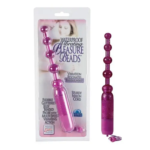 CalExotics Waterproof Vibrating Pleasure Beads. Purple CalExotics Waterproof Vibrating Pleasure Beads. Purple