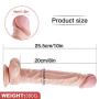 Rea&listic Huge Dillo with Absorbing Cup for Women Artificial ToyWand