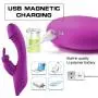 G Spot Vibrator Rabbit Vibrator for Clitoris Stimulation, Dildo Vibrator Clit Stimulator with 7 Vibration Modes USB Magnetic Rechargeable-Sex Toys for Women and Couples G Spot Vibrator Rabbit Vibrator for Clitoris Stimulation, Dildo Vibrator Clit Stimulator with 7 Vibration Modes USB Magnetic Rechargeable-Sex Toys for Women and Couples