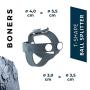 BONERS T-Shape Ball Splitter - Dark Grey - 100% Silicone Penis Ring