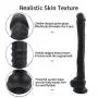 LLGGDD 13inch Long Dî`Ld.ɔS Magic Wand Powerful Sucker Free Female Beginner