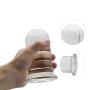 FST 6cm Large Butt Plug Big Crystal Dildo G spot Stimulator Sex Pleasure Wand for Women Men Adult Products Masturbation Glass Dildo