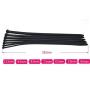 SENZHU Silicone Urethral Sounds Mushroom Head Black 35cm Super Long Chastity Urethral Dilators Urethral Sounds Penis Plug Stretching with Different Size (7Pcs)