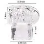 Massager Attachments, Massager Accessories Attachment Silicone- Two Different Styles (Clear)