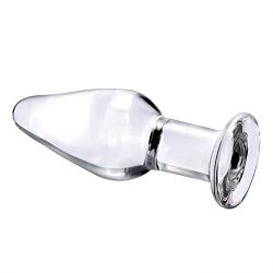 Anal Plug Crystal Glass Transparent Dilido SM Prostate G-spot Pleasure Anal Butt Plug Stimulator Style F