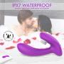 Clitoral Sucking Wearable Remote Control Vibrator, Loverbeby Dildo G-Spot Massager Waterproof& Rechargeable Wander, Clitoral Stimulator with 9 Vibration & 9 Suction Modes Adult Sex Toys for Men Women