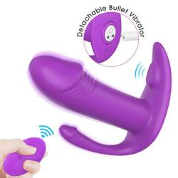 Electric Wireless 9-Speed Wearable Dual Motor Vib Waterproof Invisible C-Msager Rechargeable G-Stimulator Remote Control for Women Couples Best Gift Tshirt